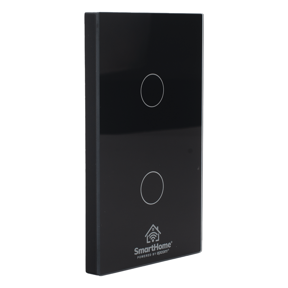 (ZigBee) Apagador switch inalámbrico ZigBee, control de 2 regresos de carga, 110V