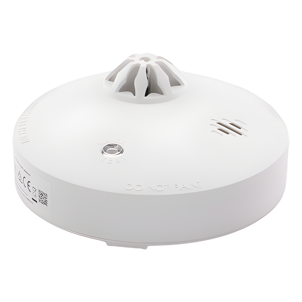 (AX PRO) Detector de Temperatura Inalámbrico para Panel de Alarma HIKVISION / Interior / Soporta Funcionalidad Autónoma / Alerta cuando Excede los 57°C / No compatible con el panel DS-PHA64-LP