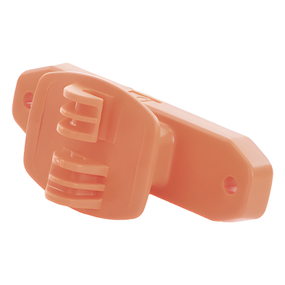 Aislador de Paso Naranja Reforzado para Cercos Eléctricos / Aislamiento hasta 18 kV / Resistente a Clima Extremo / Polipropileno y Policarbonato