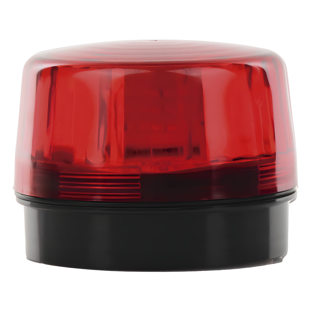Luz Estroboscópica LED (55) / Patrones de Parpadeo Ajustables / 8 Patrones / Batería de Respaldo / 12-24 Vcc/Vca / Resistente al Clima IP66/IP55