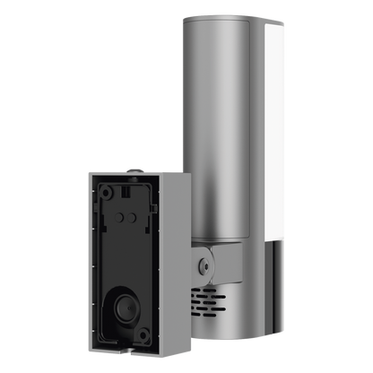 Cámara IP 4 Megapíxel / Wi-Fi / Lampara Integrada / Audio de dos vías / Imágen Nocturna a Color / Detección Humana / Audios Personalizables  / Uso Exterior con Protección