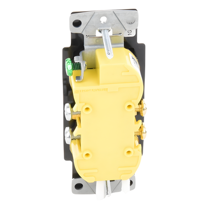 Tomacorriente dúplex de 15 A y 125 V estilo decorador, línea Satin Colors en color Midnight, complemento para controles y placas Lutron; placa se vende por separado