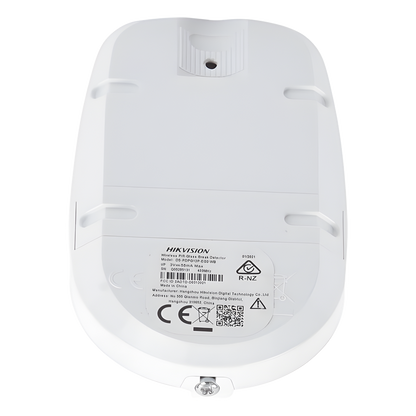 Sensor de Movimiento PIR y Ruptura de Cristal Inalámbrico / Detección PIR 12 m (39.4 ft) / Cobertura 85.9° / Ruptura de Cristal 8 m (26.2 ft) / 120° / Inmunidad a Mascotas 30 kg (66 lb) / Batería 4 Años / AX PRO Hikvision