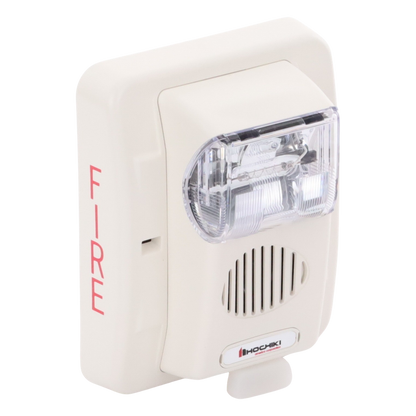 Sirena Estrobo, 24 Vcd, Multi-Candela 15 hasta 110 cd, Montaje En Pared, Color Blanco, Serie HEC3 (0500-06030)