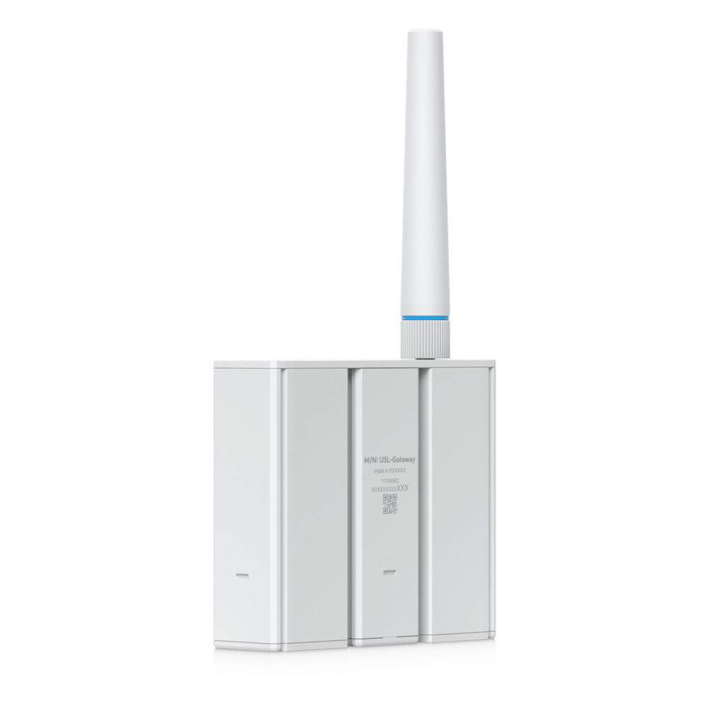 Gateway SuperLink Inalámbrico de Largo Alcance y Baja Latencia para Sensores UniFi Protect con Alcance de hasta 2 km, Alimentación PoE/USB-C y Montaje en Pared o Riel DIN