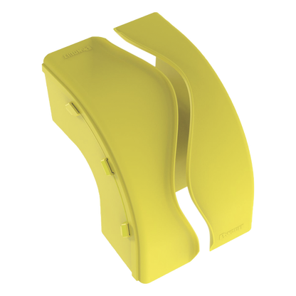 Bajada Vertical Exterior de 90º sin Tapa, Para uso con Canaletas 6X4 FiberRunner™, Color Amarillo