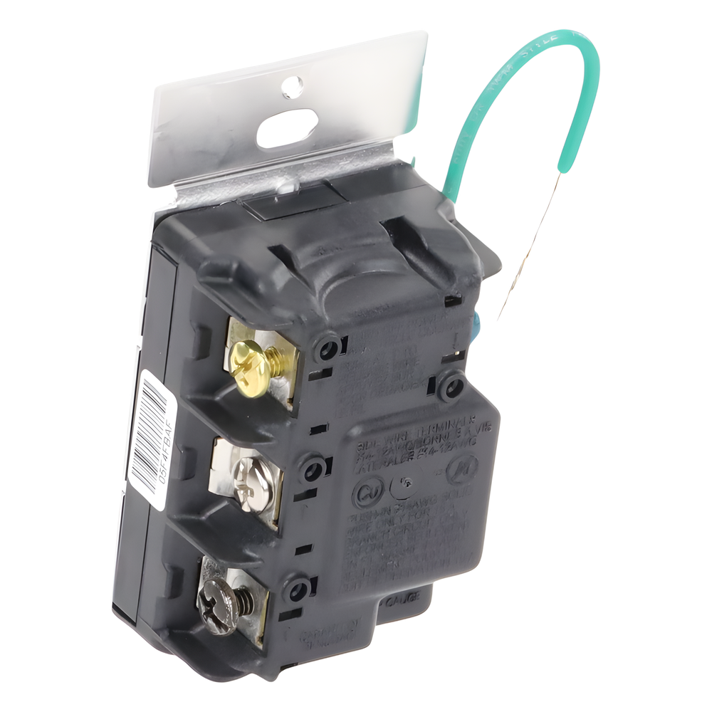 Atenuador de pared Maestro RF PRO de 120 V, 250 W en LED o 500 W incandescente, fase seleccionable y neutro opcional, para RadioRA 2, RA2 Select y RadioRA 3