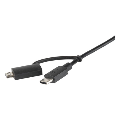 Cámara Boroscopio de Inspección con Conexión para Dispositivos Android®. Cuello de Cisne Blindado de 10' (3 m) y 6 Luces LED