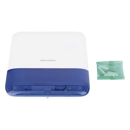(AX PRO) Sirena Inalámbrica con Estrobo Azul para Exterior IP65 / 110 dB