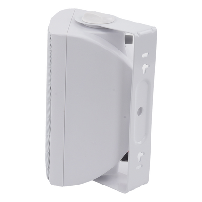 Altavoz de Pared de 2 vías | Woofer 4in + 1.5in | 2.5W - 20W | Para Sistemas 70/100V y 8 ohms | Material ABS | Rejilla y Bracket de Metal | Color Blanco