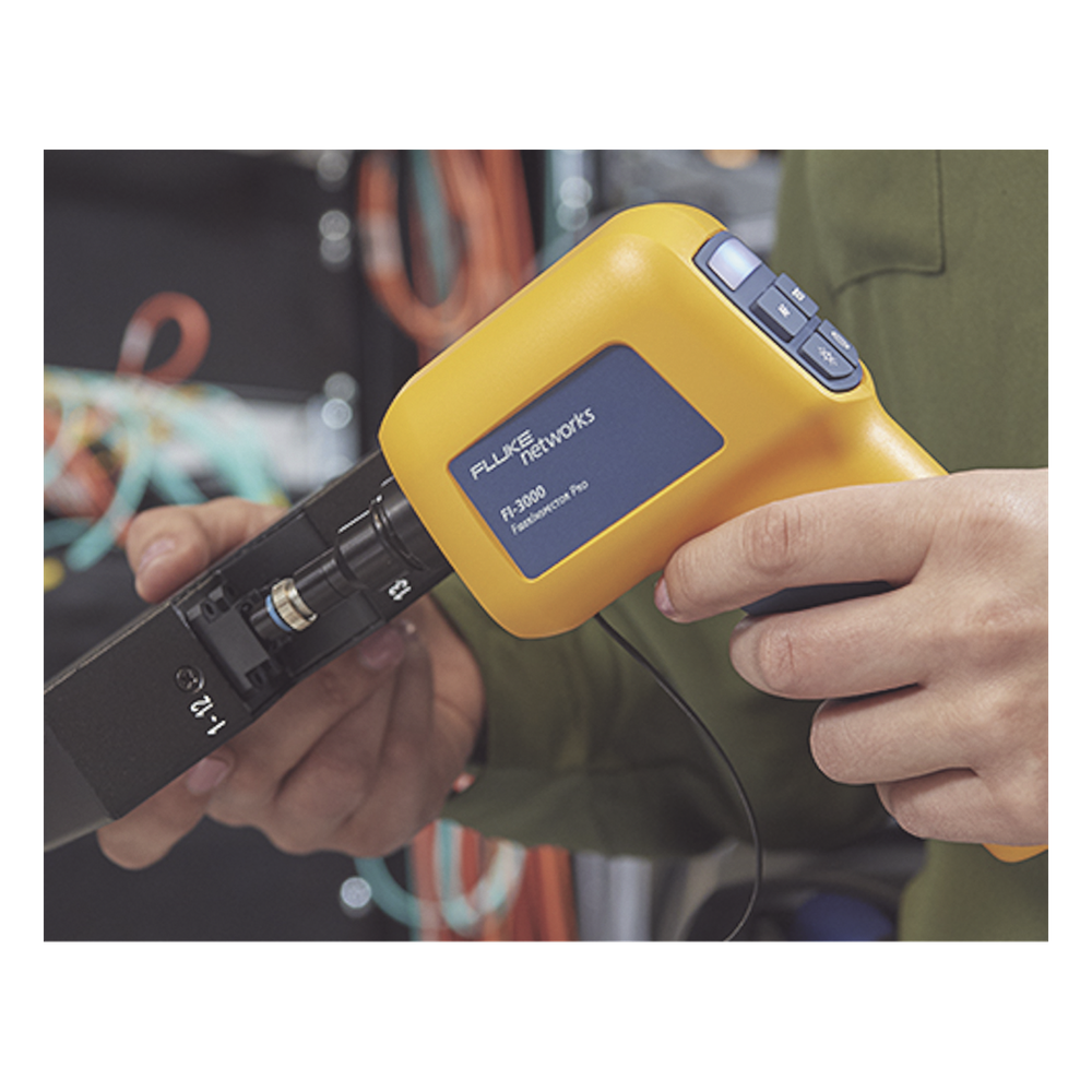 Cámara de Inspección FiberInspector, con Sonda Para Probar Terminaciones de Fibra Óptica, Compatible con Fibras Individuales o Conectores MPO