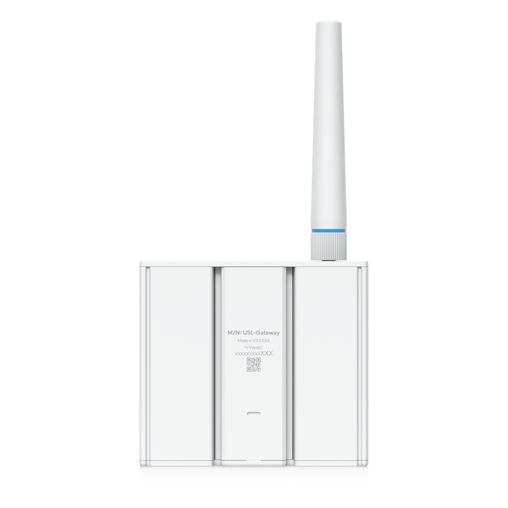 Gateway SuperLink Inalámbrico de Largo Alcance y Baja Latencia para Sensores UniFi Protect con Alcance de hasta 2 km, Alimentación PoE/USB-C y Montaje en Pared o Riel DIN