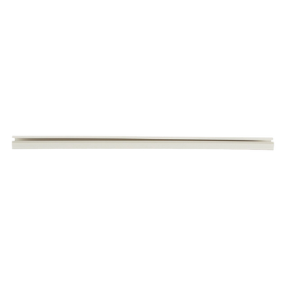 Canaleta LD10 de PVC rígido, con cinta adhesiva para instalación sin herramientas, de 38.4 x 24 x 3048 mm, Color Blanco Mate
