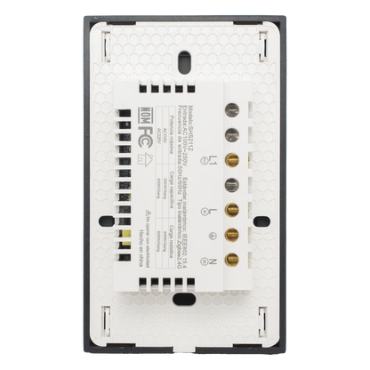 (ZigBee) Apagador switch inalámbrico ZigBee, control de 1 regreso de carga, 110V