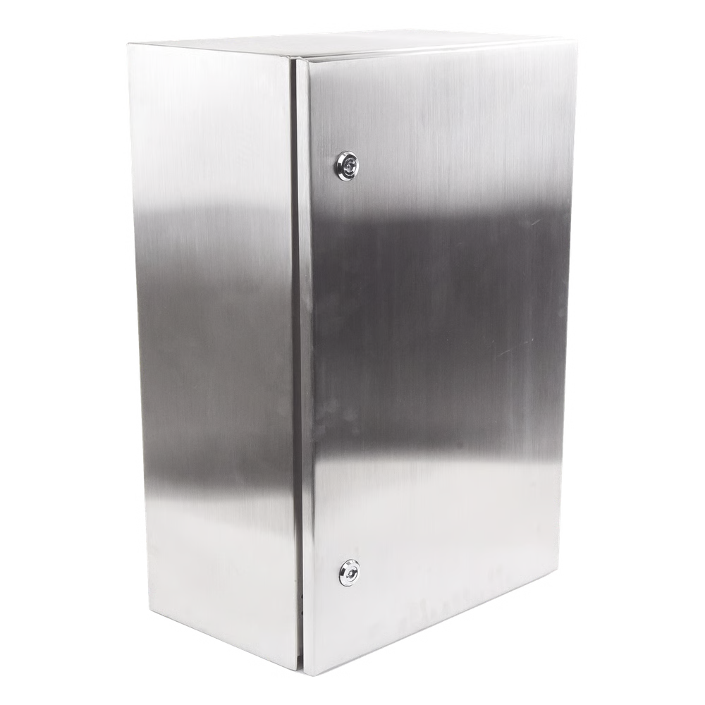 Gabinete de Acero Inoxidable IP66 Uso en Intemperie (400 x 600 x 250 mm) con Placa Interna Galvanizada.