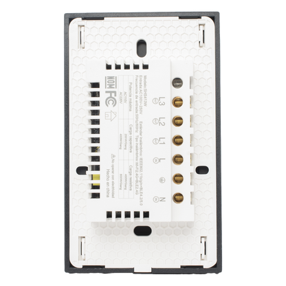(Wifi) Apagador switch inalámbrico WIFI, control de 3 regresos de carga, 110V
