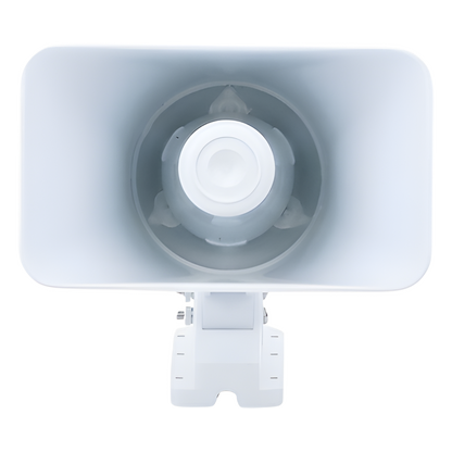 Sirena Cableada / 30 Watts / 120 dB / IP65 Exterior / Compatible con Cualquier Panel de Alarma / Policarbonato