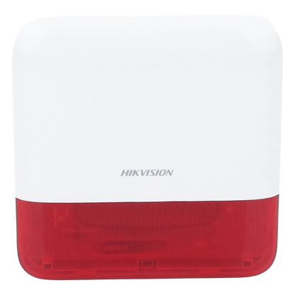 (AX PRO) Sirena Inalámbrica con Estrobo Rojo para Exterior IP65 / 110 dB
