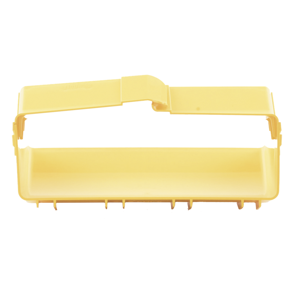 Bajada Vertical Interior de 45º con Tapa, Para uso con Canaletas 12X4 FiberRunner™, Color Amarillo