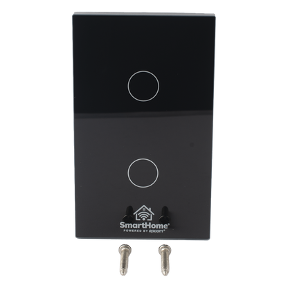 (ZigBee) Apagador switch inalámbrico ZigBee, control de 2 regresos de carga, 110V