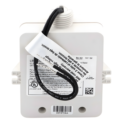 Módulo CCO de RF con salida de contacto seco NO/NC, 24 V, tipo mantenido o momentáneo, para integrar RadioRA 2, RadioRA 3 y HomeWorks QS con sistemas de terceros
