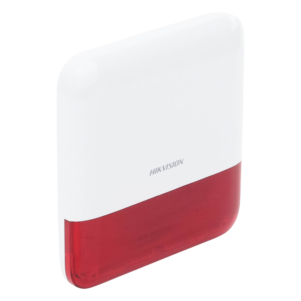 (AX PRO) Sirena Inalámbrica con Estrobo Rojo para Exterior IP65 / 110 dB