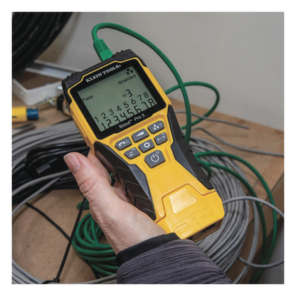 Probador Scout™ Pro 3 con kit de transmisores remotos Test-n-Map™ (Inspección PoE)